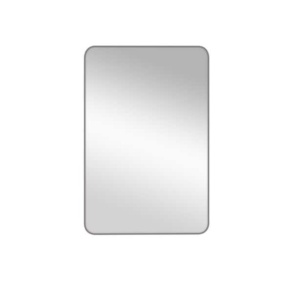 COWLOWN 24 in. W x 36 in. H Rectangular Framed Wall Bathroom Vanity Mirror in Oil-Rubbed Bronze, Anti-Rust