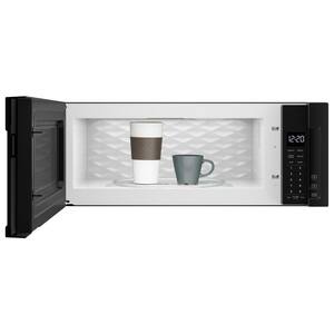 1.1 cu. ft. Over the Range Low Profile Microwave Hood Combination in Black