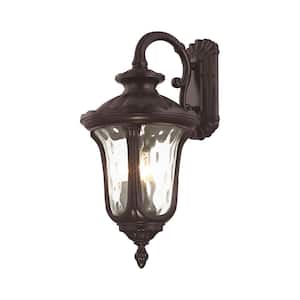 Oxford 3 Light Bronze Outdoor Wall Sconce