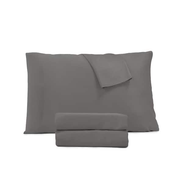 Jennifer Adams 4-Piece Slate Solid Bamboo California King Sheet Set Incredibly Soft