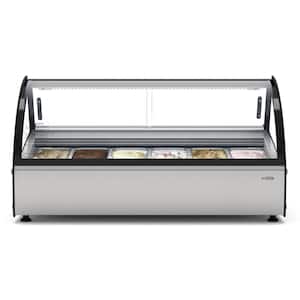 46 in. Countertop Gelato Display Case with 6-Pans