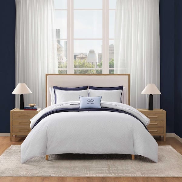 Tommy Hilfiger Hamptons Patchwork 3-Piece White/Blue Feather