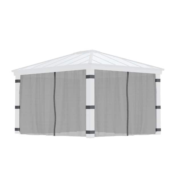 Netting Set for Dallas 12 ft. x 14 ft. Outdoor Gazebo