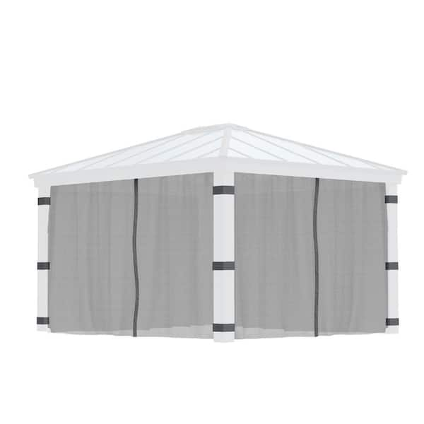 CANOPIA by PALRAM Netting Set for Dallas 12 ft. x 14 ft. Outdoor Gazebo