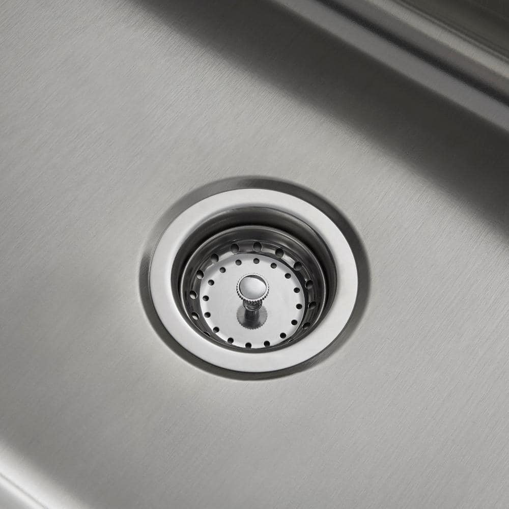 Stainless Steel Kitchen Sink Strainer with Polished Finish