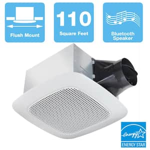Signature Series 110 CFM Ceiling Bathroom Exhaust Fan with Bluetooth Speaker, ENERGY STAR