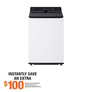 5.5 cu. ft. SMART Top Load Washer in Alpine White with Impeller, Easy Unload and TurboWash3D Technology
