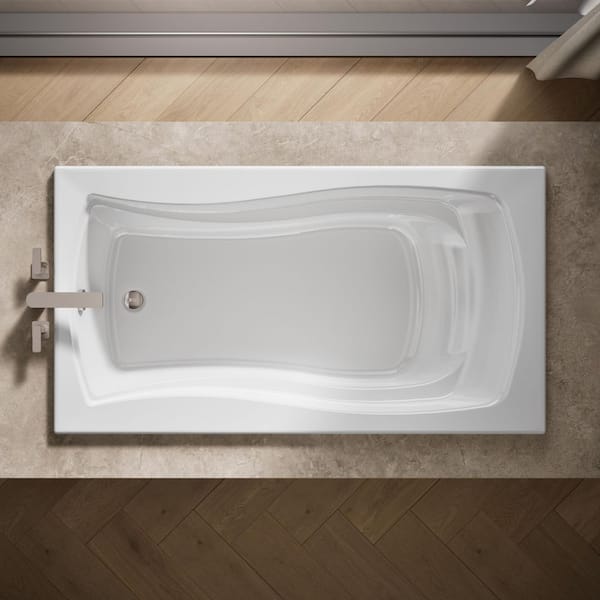 KOHLER Mariposa 60 in. x 36 in. Rectangular Soaking Bathtub
