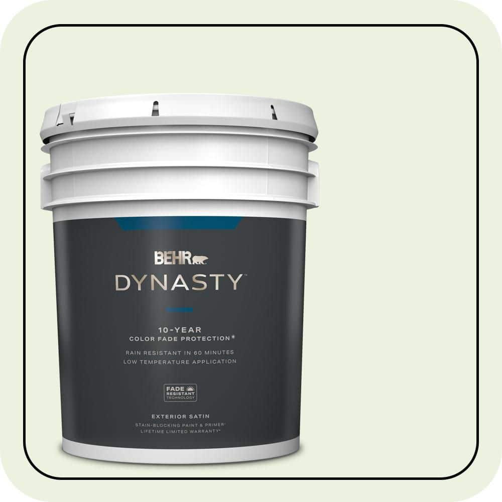 5 gal. #P380-1 Magic Mint Satin Enamel Exterior Stain-Blocking Paint & Primer price history on PriceWatchPro