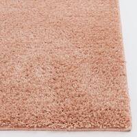 Natco Blush Shag 5 ft. x 7 ft. Solid Polypropylene Area Rug GS507.8