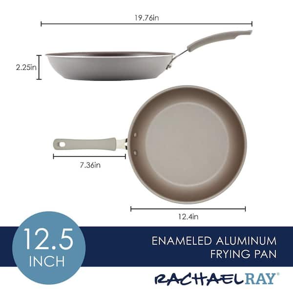 Rachael Ray Fry Pan, Nonstick, 12.5 Inch