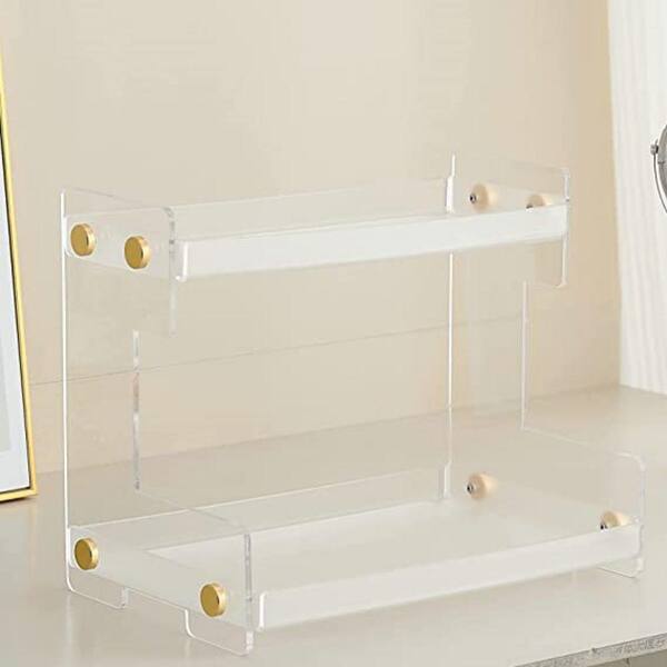 Acrylic Bathroom Shelf, Sticky Shower Organizer, Storage Shelf Extra Thick  Acryl