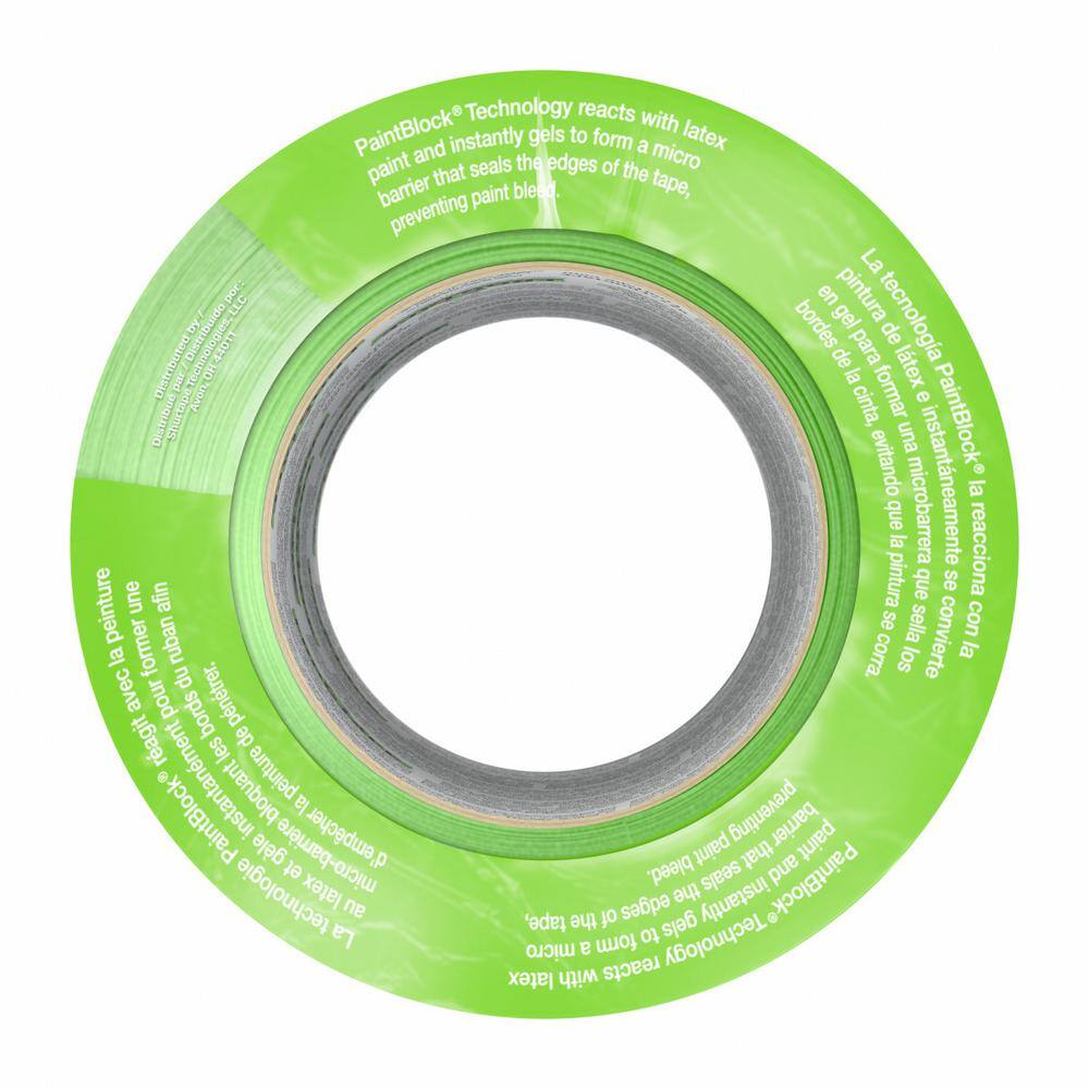 Frog Tape Groene Multi Oppervlakte Schilders Masking Tape 24mm x 41.1m Hangend Pak. Binnen schilderen en decoreren voor scherpe lijnen en geen verfafloop