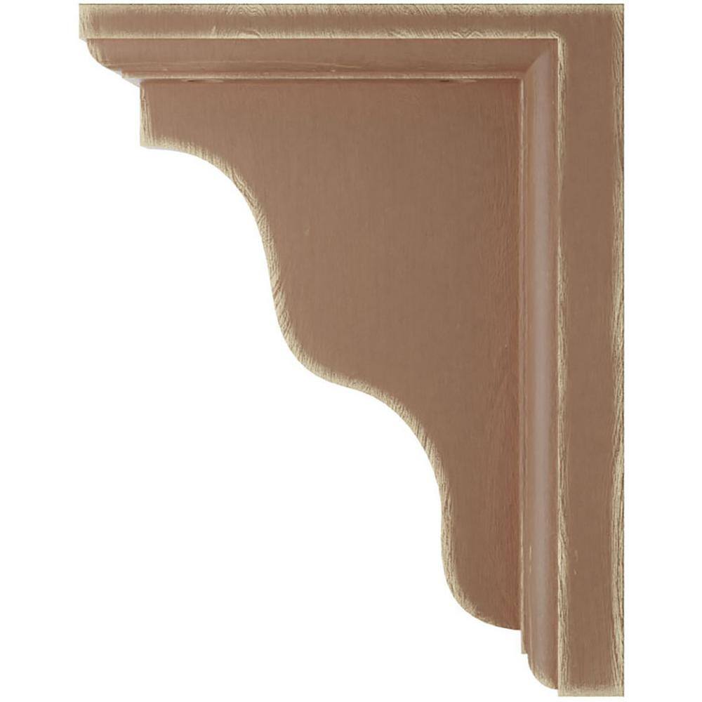 Weathered Brown Solid Wood Vintage Decor Corbel Bracket