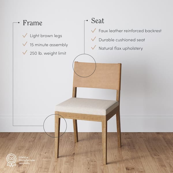 Wire frame 2025 leather dining chair