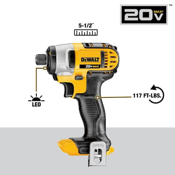 DEWALT 20V MAX Cordless Drill/Impact 2 Tool Combo Kit with (2) 20V 1.3Ah  Batteries, Charger, and Bag DCK240C2 - The Home Depot