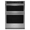 Maytag 30 in. Electric Wall Oven & Microwave Combo in. Fingerprint ...