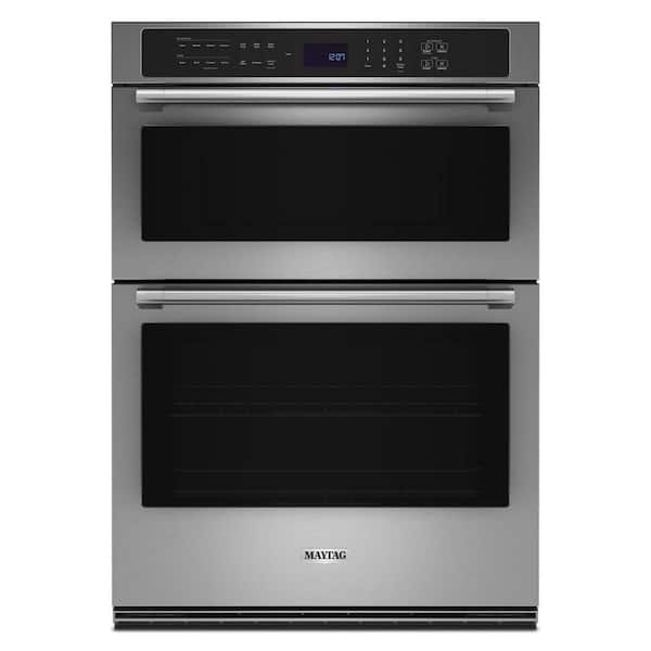 https://images.thdstatic.com/productImages/cdc900d3-bba3-4120-bae4-4ba6b6b30496/svn/fingerprint-resistant-stainless-steel-maytag-wall-oven-microwave-combinations-moec6030lz-64_600.jpg
