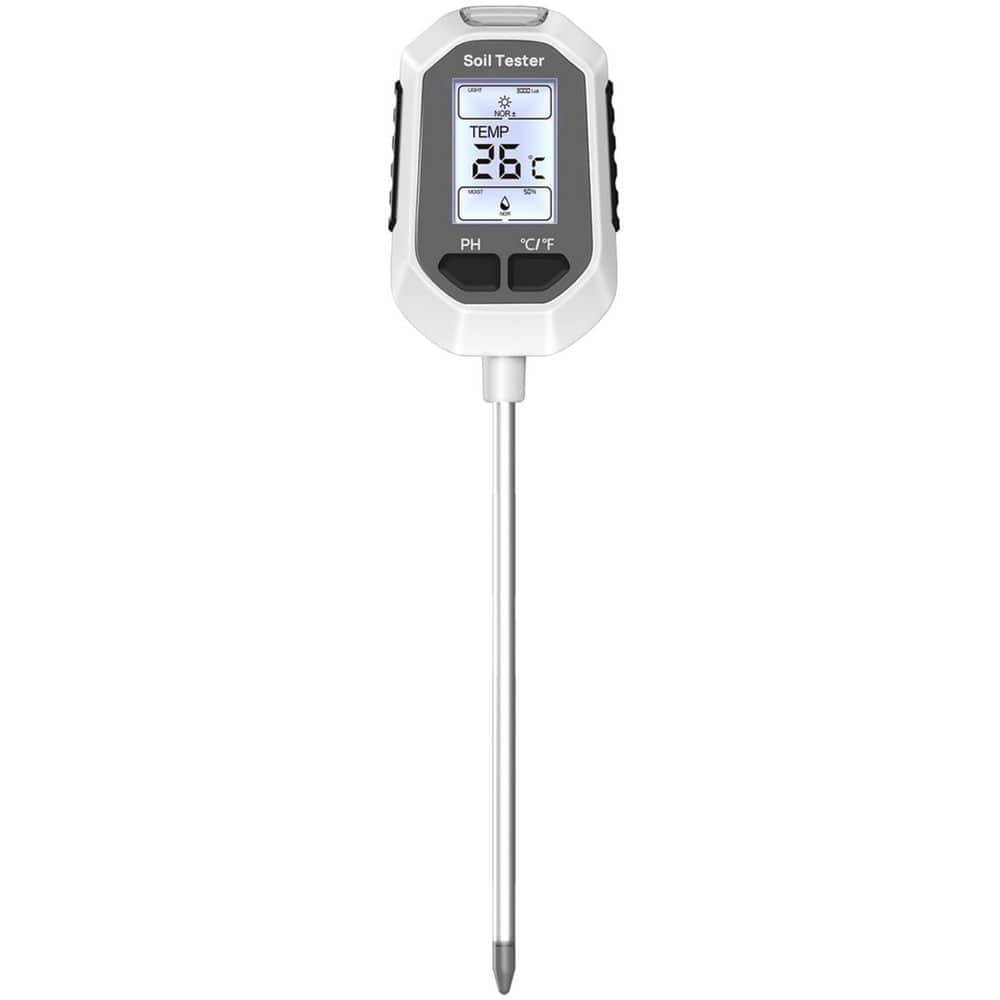 4-in-1 Soil Moisture Meter with Backlight LCD Display, Digital Plant Temperature, Soil Moisture Test and PH Meter price history on PriceWatchPro