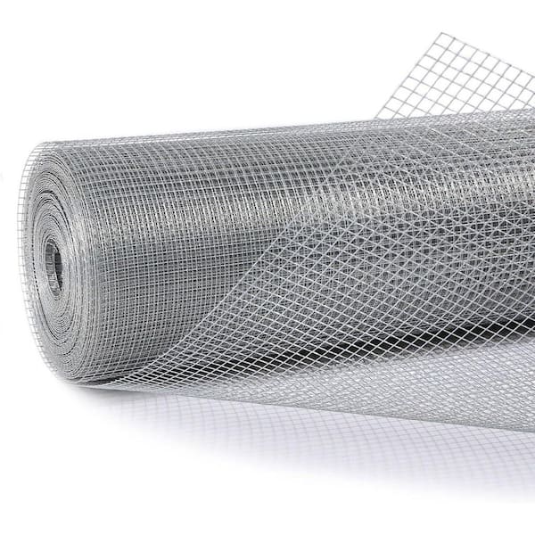 1/4 in. x 4 ft. x 100 ft 23-Gauge Hardware Cloth Chicken Wire Mesh Roll for Garden Fencing and Animal Enclosures