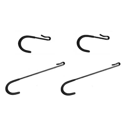 Econoco Pipeline 5 in. L Gloss White S Hooks (Pack of 50) PLBBHK1WH - The  Home Depot
