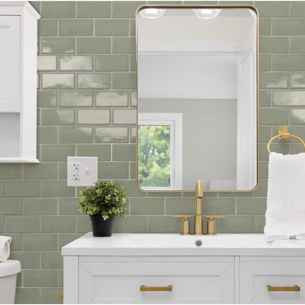 Castillo Sage 3 in. x 6 in. Ceramic Wall Tile (5.72 sq. ft./Case)