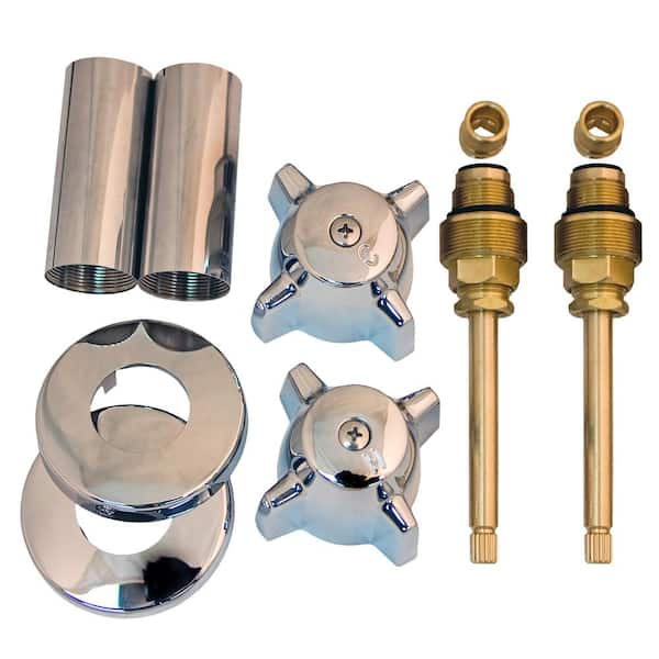 Central Brass 2 Handle Faucets, Bathtub Faucet Repair Kit Home Depot