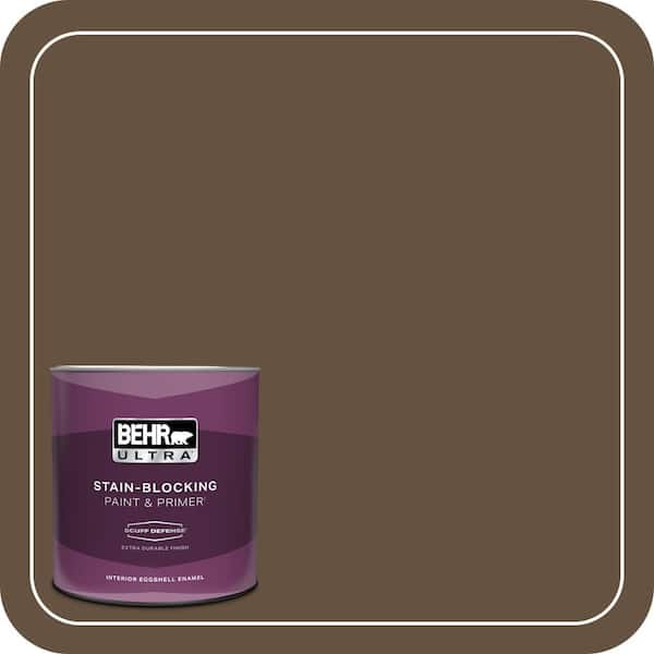 BEHR ULTRA 1 qt. #ECC-20-3 Hickory Grove Extra Durable Eggshell Enamel Interior Paint & Primer