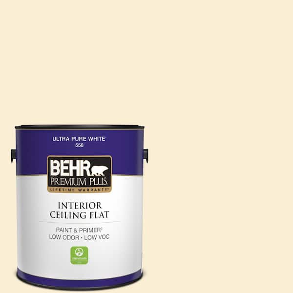 BEHR PREMIUM PLUS 1 gal. #380A-1 Milkyway Galaxy Ceiling Flat Interior Paint