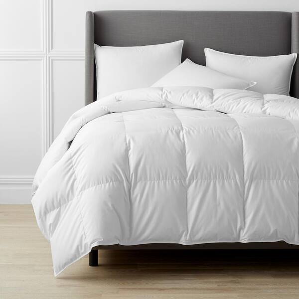 The Company Store White Bay Medium Warmth White Oversized King Down Comforter