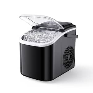 9.4 in. 26.5lb/24H Bullet Ice Countertop Portable Ice Maker in