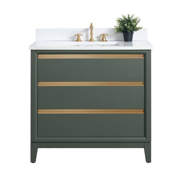 Vanity Art 36 in. W x 22 in. D x 34 in. H Single Sink Bathroom Vanity