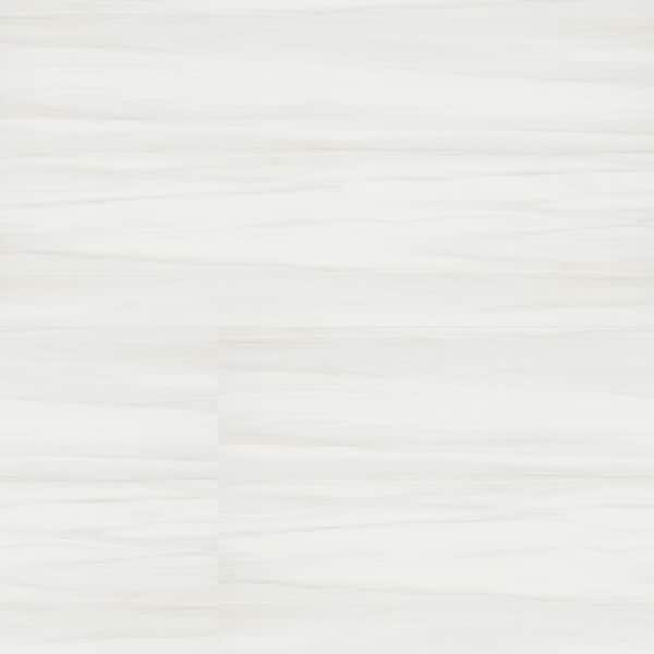Bianco Dolomite 24 in. x 48 in. Polished Porcelain Stone Look Floor and Wall Tile (16 sq. ft. /Case)
