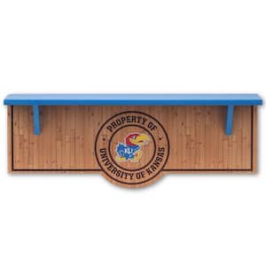 Property of KU Wood Shelf