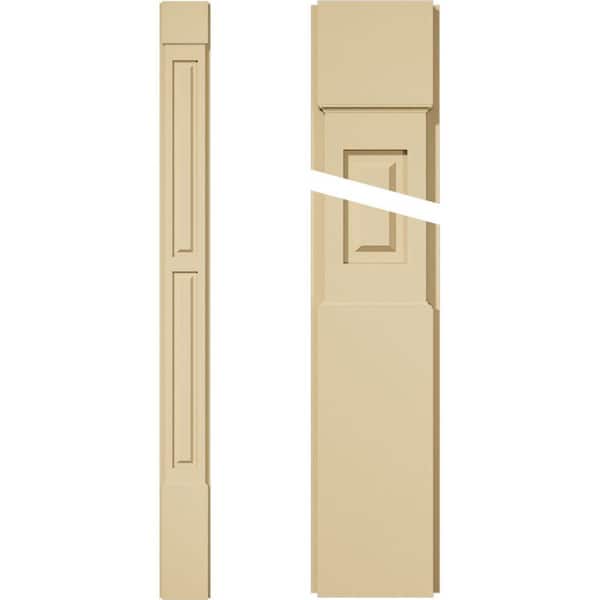 Ekena Millwork 2 in. D x 7 in. W x 82 in. L Primed Polyurethane Pilaster 1-Pack