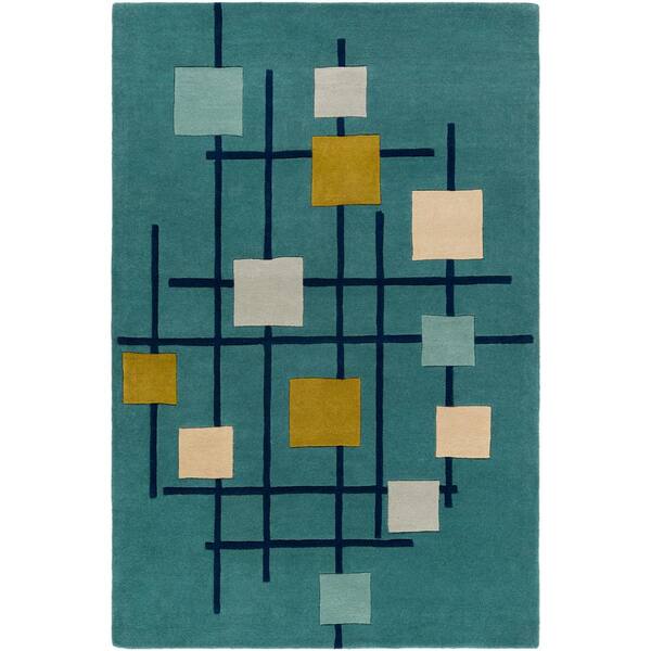 Livabliss Tellis Teal 8 ft. x 10 ft. Area Rug