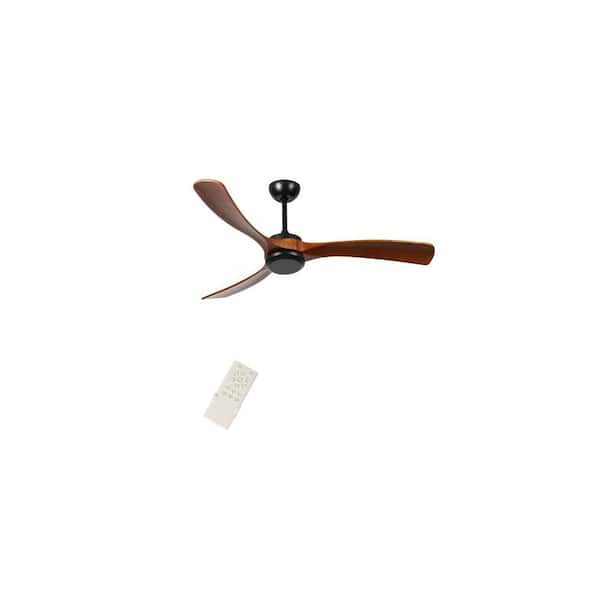 Timberglow 72 in. Indoor Farmhouse Wood Ceiling Fan without Light included Remote Control for Bedroom or Living Room