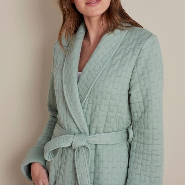 Air Layer Women's Cotton Robe
