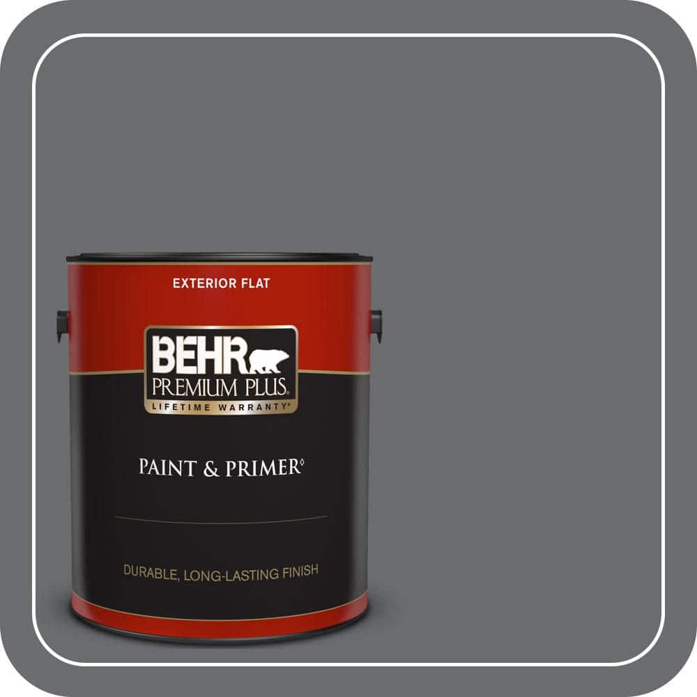 1 gal. #770F-5 Dark Ash Flat Exterior Paint & Primer price history on PriceWatchPro