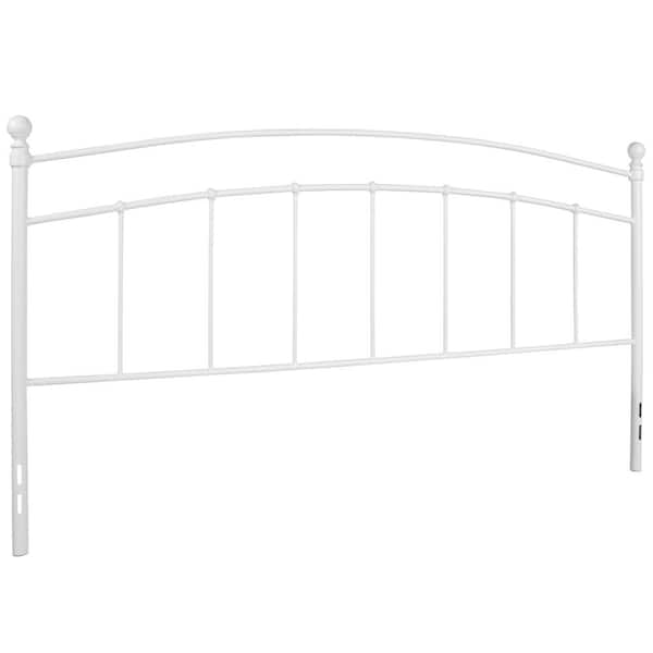Carnegy Avenue White King Headboard Slat Design