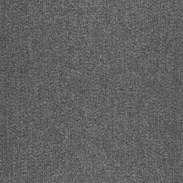 nuLOOM Lefebvre Casual Braided Charcoal 6 ft. Square Indoor/Outdoor Patio Area Rug