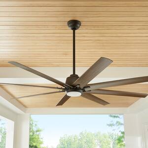 Kensgrove 72 in. LED Indoor/Outdoor Espresso Bronze Ceiling Fan with Remote Control
