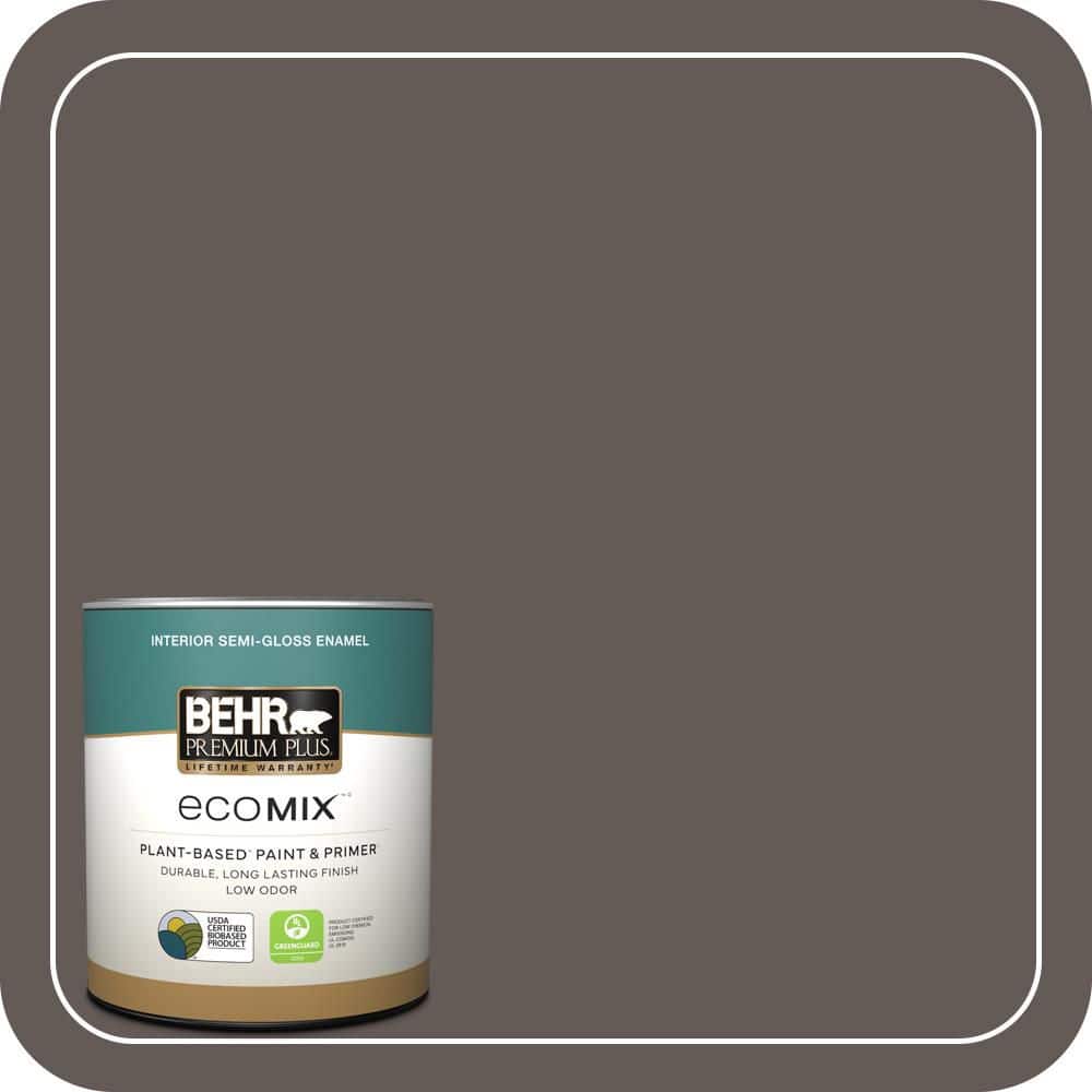 1 qt. #BXC-71 Wood Acres Semi-Gloss Enamel EcoMix Plant-Based Interior Paint & Primer price history on PriceWatchPro