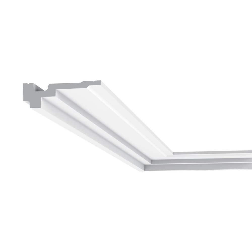 Primed White Polyurethane Crown Moulding Set of 15