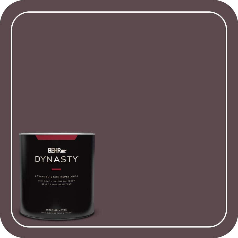 1 qt. #100F-7 Deep Aubergine Matte Interior Stain-Blocking Paint & Primer price history on PriceWatchPro