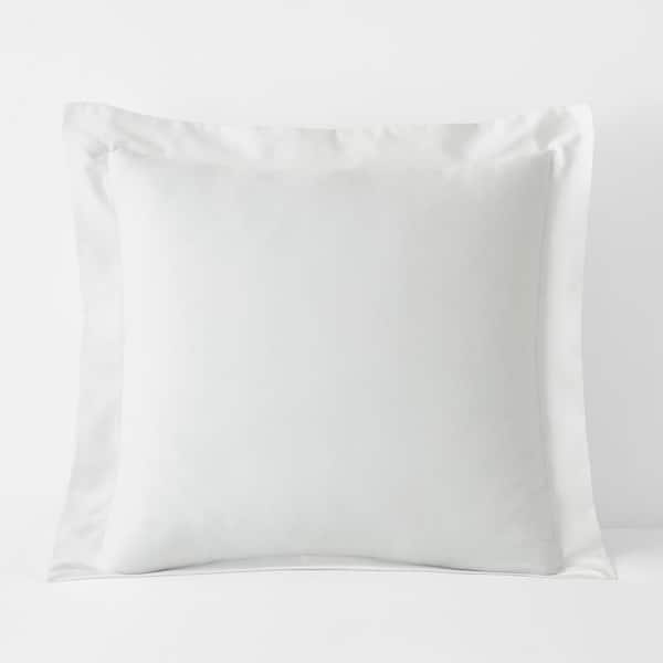 The Company Store Company Cotton White Sateen Euro Sham
