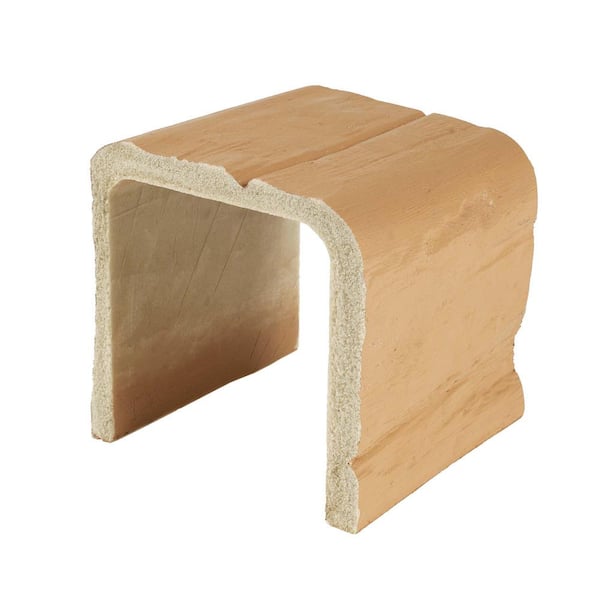 American Pro Decor Artisan 6 in. x 6 in. x 6 in. ft. Long Unfinished River Wood Faux Wood Beam Sample