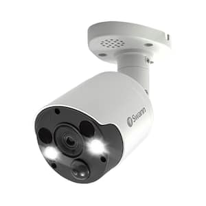 4K NVR Bullet IP Camera with 2TB Storage Spotlight and Siren