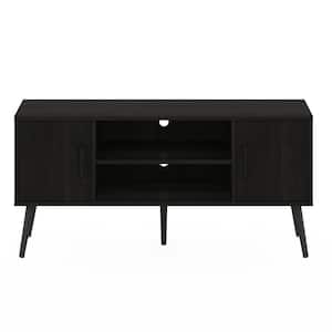 Claude 43.31 in. Espresso Mid Century TV Stand with 2-Cabinets Fits TV's up to 45 in. with Cable Management