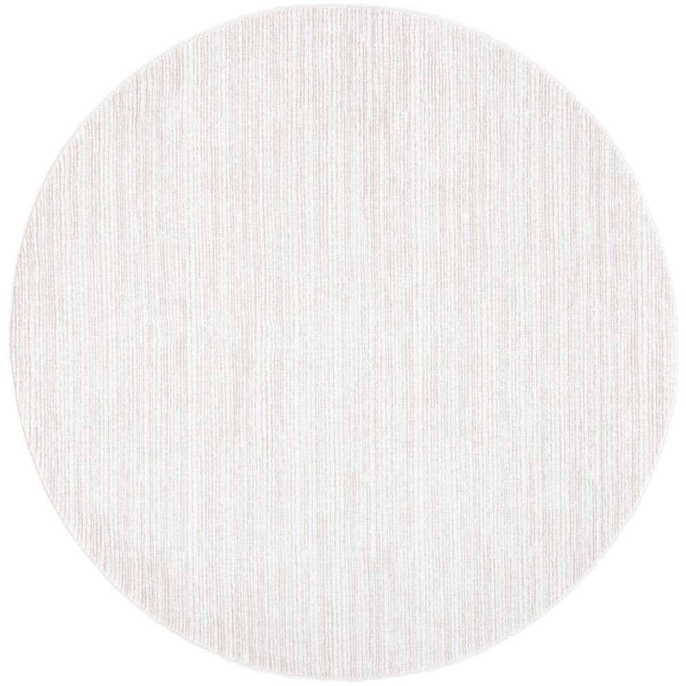 Vision 12 ft. x 12 ft. Round Ivory Solid Marle Area Rug price history on PriceWatchPro